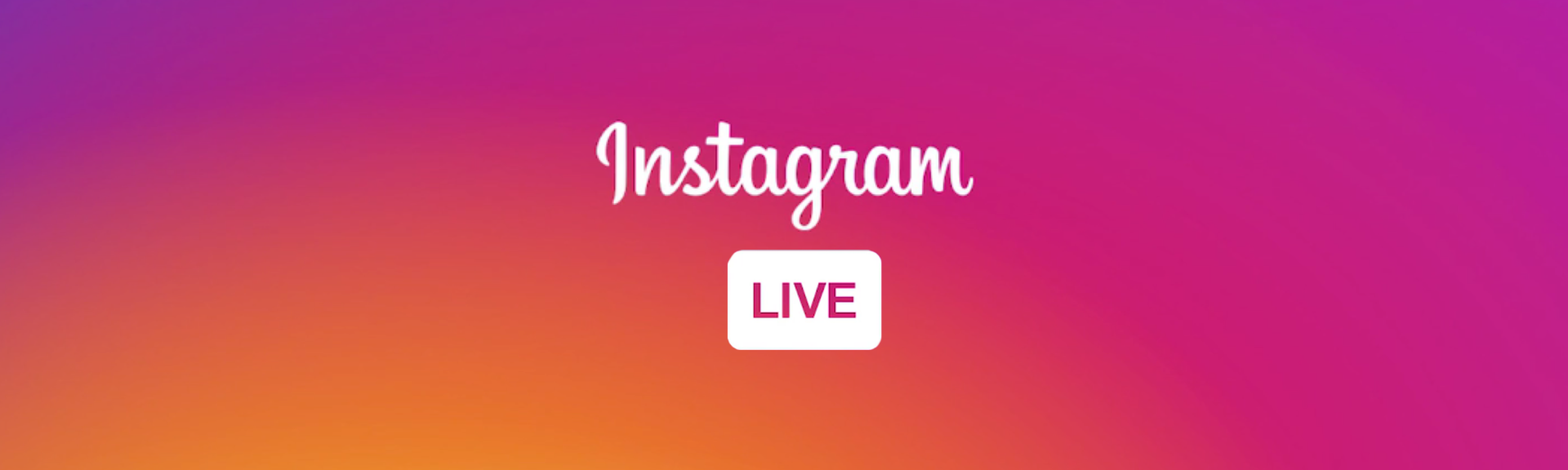 Instagram Live - STAAH Blog